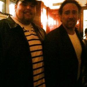 Nicolas Cage and Jacob Bianchini