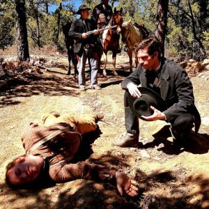 Gunslingers S2, finding a friend's body after an outlaw ambush.