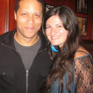 Camille Banham with writer/lead Kevin Avery at the LA premiere screening of 
