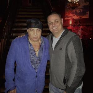 with the legendary Steven Van Zandt after my performance in Crazy Horse