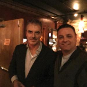 Chris Noth & myself after my performance in Vincent Pastore's show 