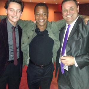 With Nick Wey  Cuba Gooding Jr at the after party for Broadway hit Love Letters where I am one of the producers