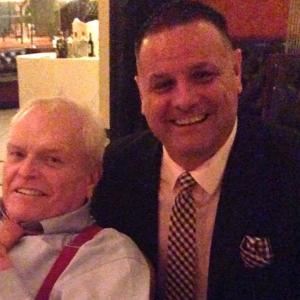 Legendary Actor Brian Dennehy with me at after party of Broadway Play 