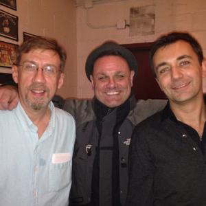 Producer Thomas Keith, Warren Bub & Director Cosmin Chivu of the Tennessee Williams Comedy 