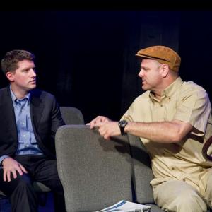 Still shot from OffBroadway Show Taxi with White Collar star Gregg ProsserCatherine Lamm Dir