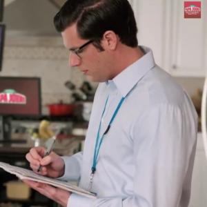 Still of Jeb Phillips in Papa Johns commercial