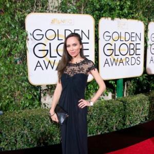 Yulia Klass attends Golden Globe Awards 2015
