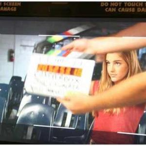 BTS of Brianna Joy Chomer on the set of Chatterbox 2008