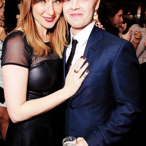 Isidora Goreshter and Noel Fisher at the season 5 Shameless premiere party