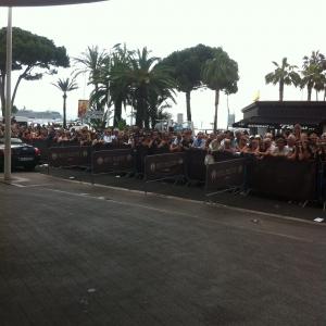 Hotel Martinez, Cannes. Check the crowds out.