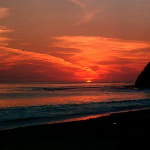 Sunset at Drakes Beach Hollister Ranch California