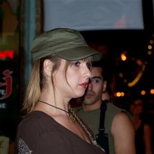Courtney Petteruti as Becka Maze on location for Vampires in Ventura