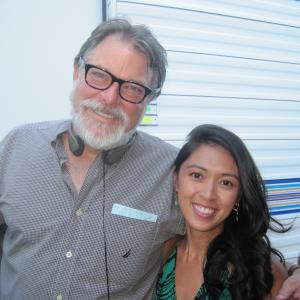 With Jonathan Frakes on Agents of SHIELD