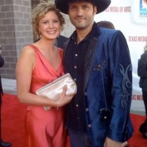 Robert Rodriguez and Bobbie Grace at the Texas Medal of Arts Awards