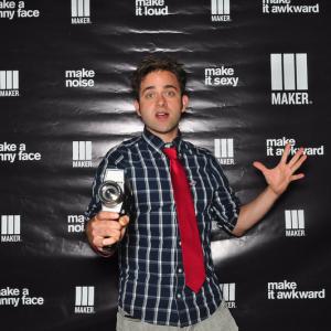 Michael Varrati at VidCon 2013 Anaheim California At the Maker Studios VIP after party