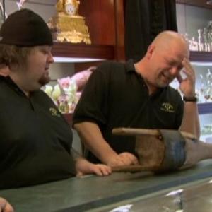 Still of Rick Harrison and Austin Chumlee Russell in Pawn Stars 2009