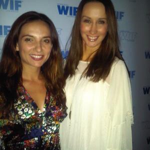 Actresses Nadia Jordan and Leila Birch at Women In Film party  Capital Grille Los Angeles