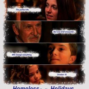 Movie Poster used in theaters for my 2009 role in Homeless for the Holidays