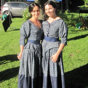 Working as stunt double for Christina Ricci in Civil War film War Flowers