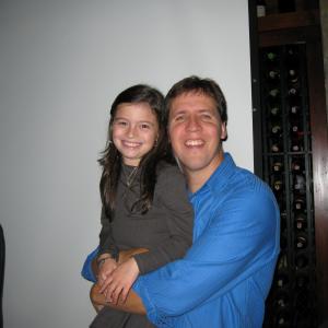 Dalila Bela & Jeff Kinney at the wrap party of 