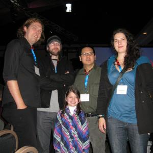 Dalila Bela with Jeremy Ben Robin  Talitha at the Whistler Film Festival 2011