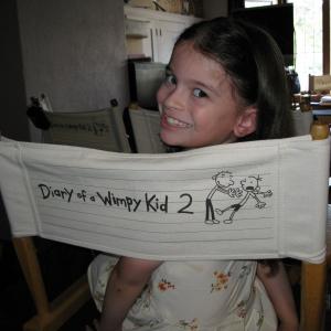 Dalila Bela on the set of Diary of a Wimpy Kid 2Rodrick Rules