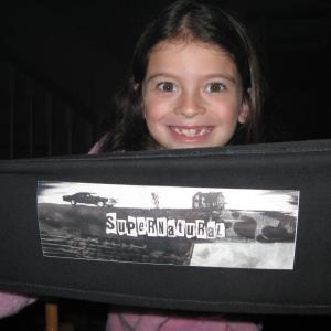 Dalila Bela on Set of SupernaturalEp 506 I believe the Children are our Future2009