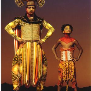Trevor as Young Simba and LSteven Taylor as Mufasa in The Lion King