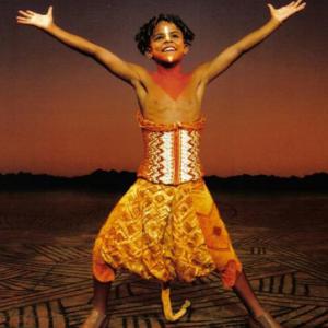 !st day as Young Simba in the Broadway National Tour of The Lion King