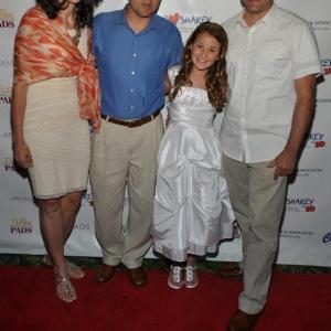 DeAnna Cooper, Steve Lemme, Rylie Behr, and Director Kevin Cooper at the I Heart Shakey premiere.