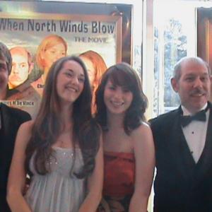 Casey Pitts, Sophia Gilberto, Teddi Lappas, and James M De Vince at the When North Winds Blow Premiere. October 8th 2009