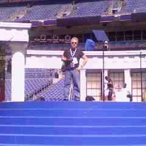Ron Main at 2008 DNC Invesco Field CO directing  The Leah Daughtry Story 