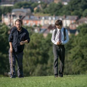 Still of Rafe Spall and Asa Butterfield in XY 2014