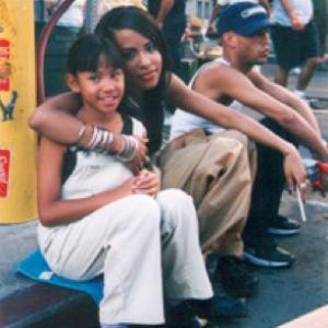 Reena and Aaliyah on the set of Paramount for Journey to the Past.