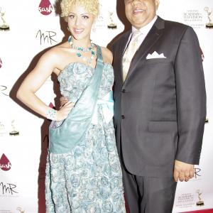 Jillisa Lynn and Emmy Host Barry Shabaka Henley at 2013 PSW Emmy Awards