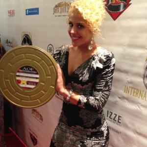 Jillisa Lynn Winner  Best Actress in a Feature 2013 AOF film Festival for lead role as Sunny in Sunny and RayRay