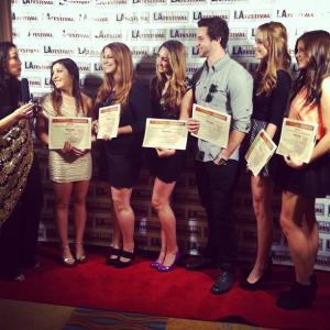 Winners at LA Web Fest 2012 Best Director Best Ensemble and Overall Outstanding Web Series in a drama category IN REVERIE! inreverietv
