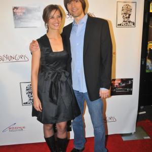Producers Maggie and Hamish McCollester at the L.A. premiere of their indie comedy feature Jason's Big Problem.