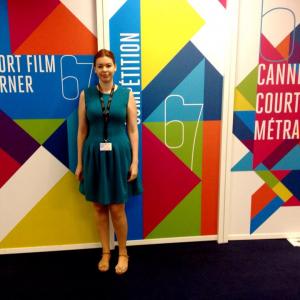 Louise Marie Cooke at the Short Film Corner at Cannes 2014