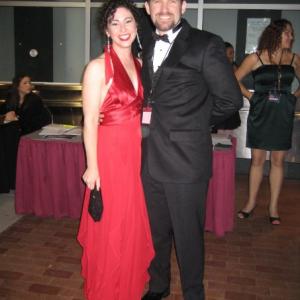 LA Ovation Awards 2009 with husband Douglas Clayton