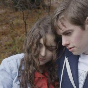 A still of Emily Stranges and co-star Austin Duffy in 