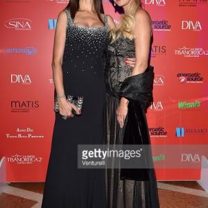 Famous Actresses Isabelle Adriani and maria Graia Cucinotta at the 72nd Venice Film Festival