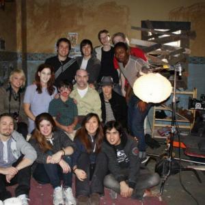 Me with the cast and crew of Endangered Species.