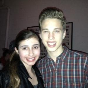 Ryan Beatty and I at Teens for Jeans event