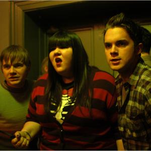 Still of Thomas Dekker, Ashley Fink and Anthony Fitzgerald in All About Evil (2010)