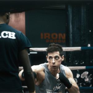 Alex Montaldo Boxing training  Gleasons Gym