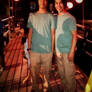 Benny & Sifu Alan Tang who was Benny's stunt on set for XIII2 - Berzerk
