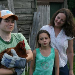 Production still for Hens and Chicks Amy Driesler Bea Miller and Sarah Hankins