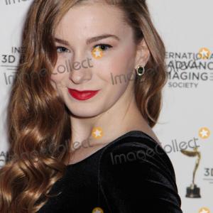 Emily Mest Arriving at the 3D Creative Arts Awards