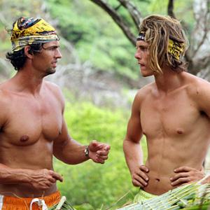 Still of Jud Birza and Shannon Elkins in Survivor 2000